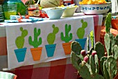 WESTERN THEMED GARDEN PARTY WITH OPUNTIA CACTUS