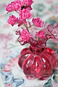 ROSA THE LOVELY FAIRYRANBERRY GLASS PITCHER