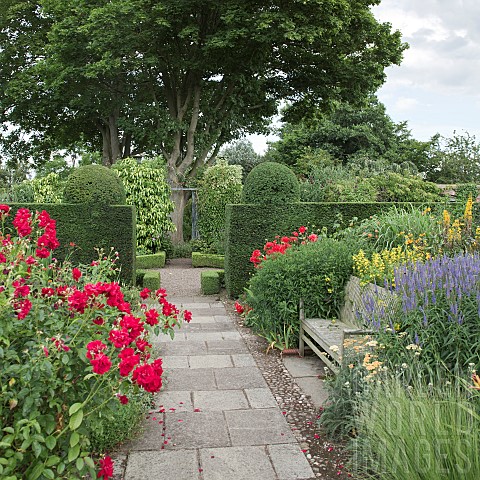 Borders_of_herbaceous_perennials_clipped_hedges_pathways_benches_and_mature_trees