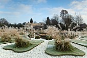 Frosted italianate formal garden
