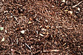WOODCHIPS USED AS MULCH