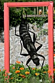 Earwig decoration panel - Wesserling Park Alsace France