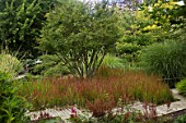 Jardin de Valerianes with mixed grasses