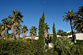 Les Palmiers garden or garden Emmanuel , managed by the National Park of Port Cros, Porquerolles Island , Riviera, France