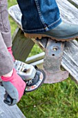 Maintenance of a lawn mower