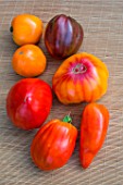 Tomato Cornue des andes, Coeur de Boeuf, Pineapple, Noire de Crimee, Provence, France