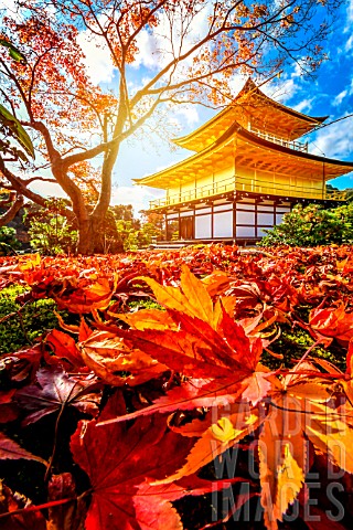 Sunset_in_the_Kinkakuji_temple_Kyoto_Japan