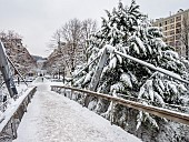 Passerelle BZ/12, Pelouse de Reuilly, La Coulée verte René-Dumont, La Promenade Plantée, Paris, Ile de France, France