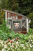 Insect hotel, Ribeauvillé, Haut-Rhin, Alsace, France