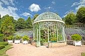 Greenhouse, Park of Ravalet Castle, Cherbourg-en-Cotentin, Normandy, France