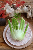 Fennel in a plate