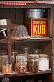 Antique sheds and fruit and vegetable preserves, Ecomusée de Haute Alsace, Haut-Rhin, Alsace, France