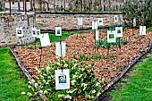 Future flowerbed at the Arche de la Nature, Le Mans metropole, Sarthe, Pays de la Loire, France