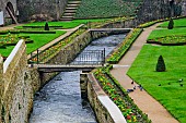 La Marle River and Hermine Gardens, Vannes, Golfe du Morbihan, Southern Brittany, France