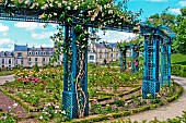 Roseraie du jardin des plantes, Le Mans, Sarthe, France