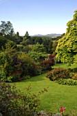 Garden path at Inverslek Garden, Scotland