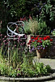 Sundial and Allium