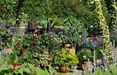 Flower containers at House of Dun, Scotland