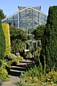 Conservatory of Dundee botanical garden, Scotland