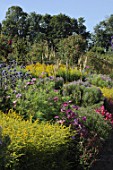 Perennial border at Floor Castle Scotland