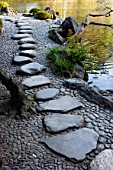 Japanese stepping stones, Tokyo, Japan