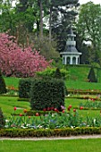 Gazebo, Bagatelle in spring, France