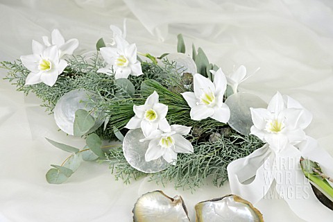 BOUQUET_WITH_EUCHARIS_GRANDIFLORA_EUCALYPTUS_CUPRESSUS_ARIZONICA_GLAUCA