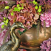 ARRANGEMENT HYDRANGEA MACROPHYLLA & FRUIT