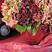 BOUQUET ROSA & HYDRANGEA MACROPHYLLA