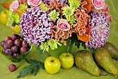 FLOWER AND FRUIT ARRANGEMENT