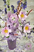 GARDEN BOUQUET- DELPHINIUM & ANEMONE