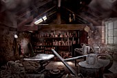 POTTING SHED, ART IMPRESSION - ST FAGANS CASTLE GARDENS