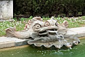 FOUNTAIN AT VILLA CAPPONE, TUSCANY, FLORENCE, ITALY