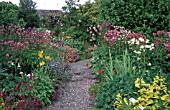 GRAVEL PATH THROUGH COTTAGE GARDEN