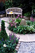 SMALL GARDEN WITH POOL AND PATIO THE ENCHANTED GARDEN DESIGN D GIBSON TATTON PARK 2003