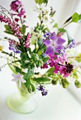 GATHERED FLOWERS IN VASE, INDOOR