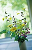 GATHERED FLOWERS IN VASE, INDOOR