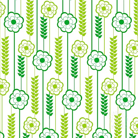 GREEN_FERN_AND_GREEN_ROSE_REPEAT_DESIGN_GRAPHIC_ART