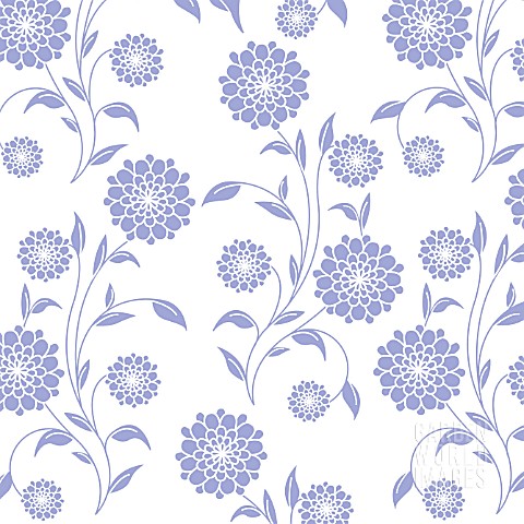 DOUBLE_FLOWER_MAUVE_SOLID_WHOLE_PLANT_REPEAT_ON_WHITE_BACKGROUND_GRAPHIC_ART