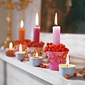 DECORATED FIREPLACE