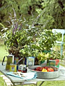 MEDITERRANEAN HERBS IN OLIVE OIL TINS