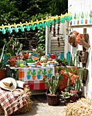 WESTERN THEMED GARDEN PARTY WITH CACTI AND SUCCULENTS