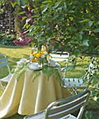 DECORATED SPRING TABLE