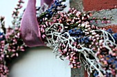 DETAIL OF A LAVENDER WREATH