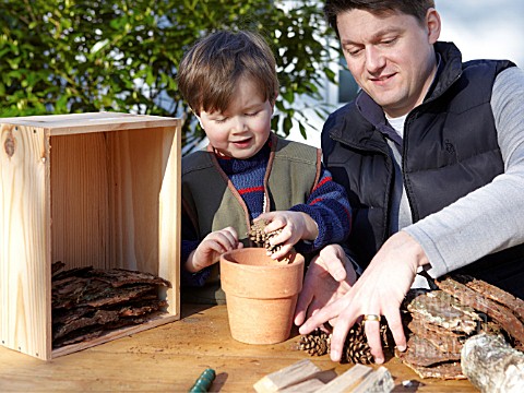 INSECT_HOUSE_BUILDING_PROJECT_WITH_FATHER_AND_SON__PLACING_CONES_IN_POT__STEP_10