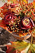 AUTUMN ARRANGEMENT IN TERRACOTTA POT