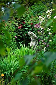 STATUE AMONG ROSES, MERRIMENTS GARDEN