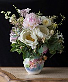 PAEONIA LACTIFLORA CHESTINE GOUDY AND JAN VAN LEEUWEN PEONIES IN BOUQUET