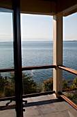 TERRACE GARDEN AND PATIO OVERLOOKING OCEAN