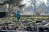 FROSTED HEDGES AT JARDIN DES PLANTES, ROUEN, FRANCE